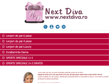 Tablet Screenshot of nextdiva.ro